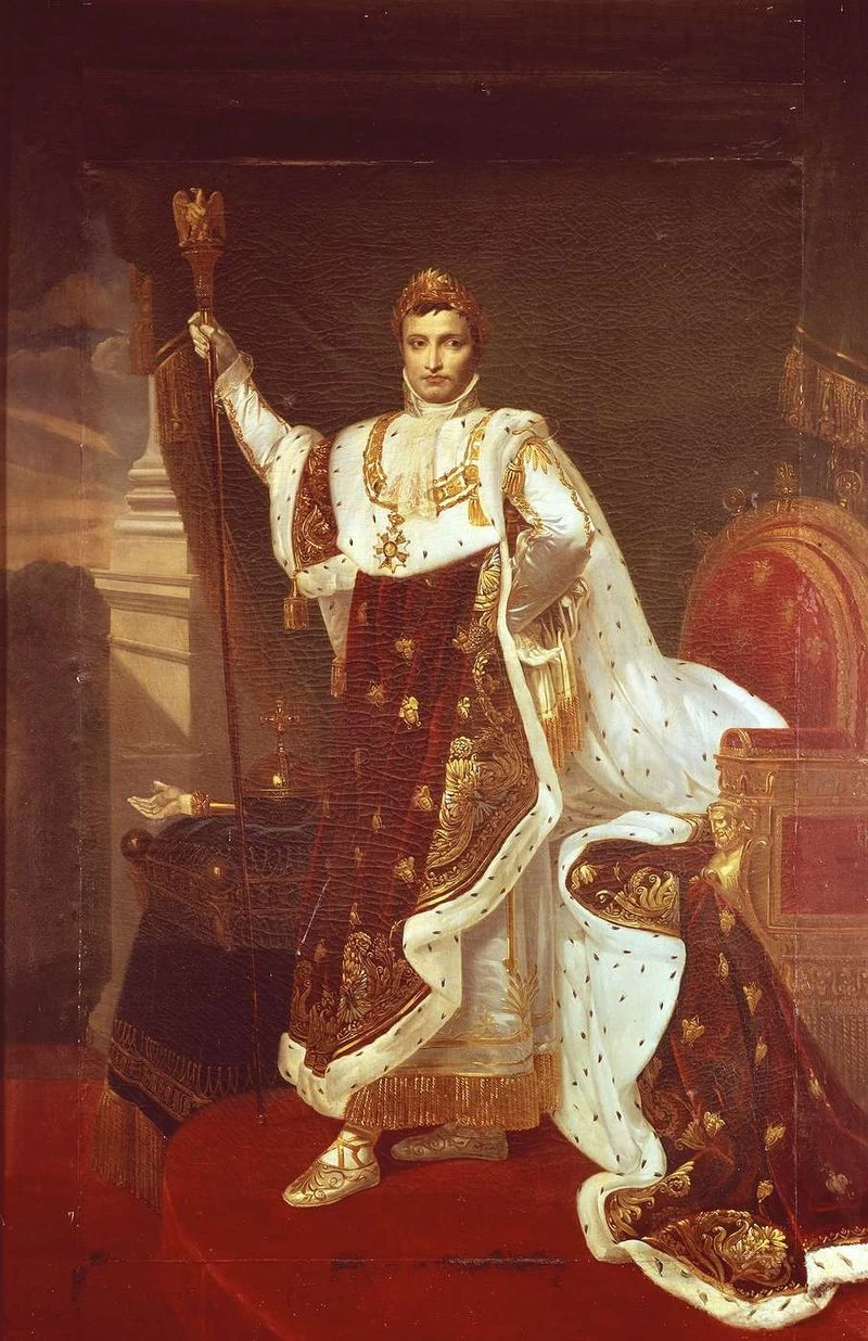 Ritratto di Napoleone Bonaparte in abito dell'incoronazione